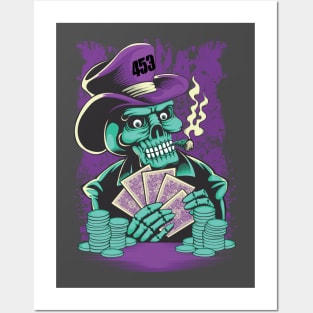 Mr Skull Gambler 453 Posters and Art